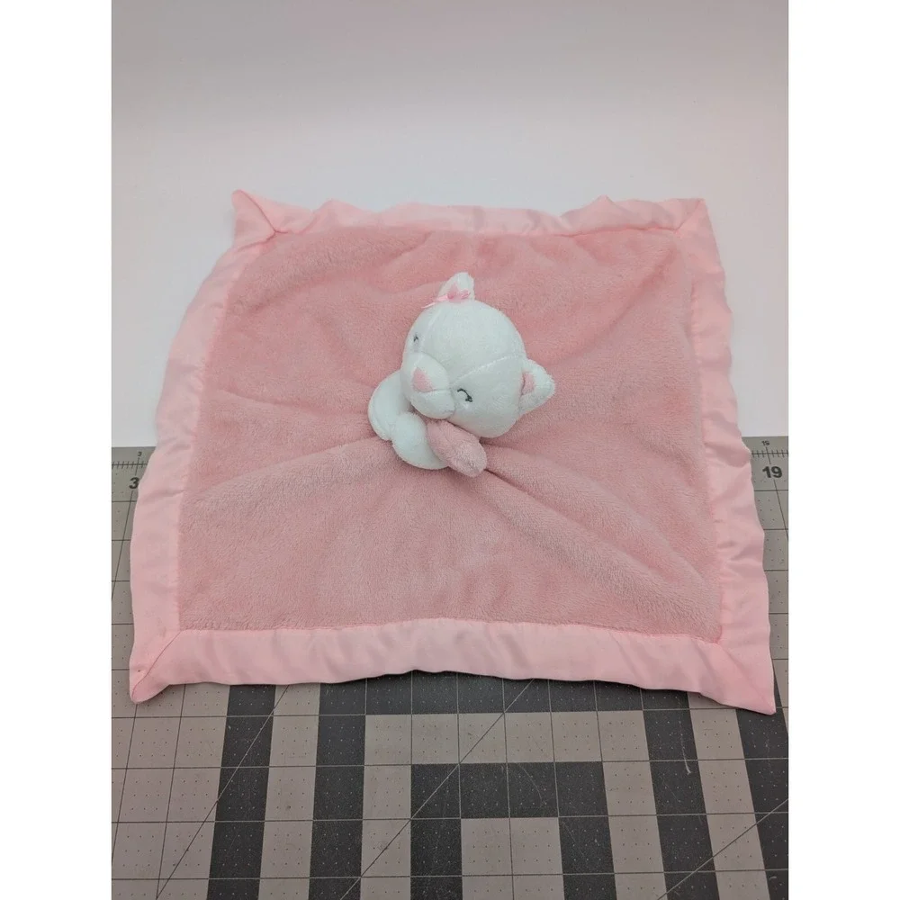 Carters White Cat‎ Kitten Lovey Pink Security Blanket 2018 Stuffed Animal Toy